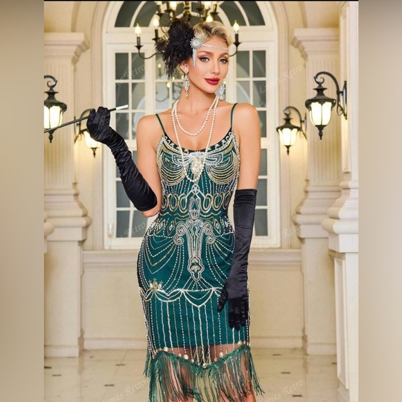 1920’s flapper dress - Picture 4 of 5